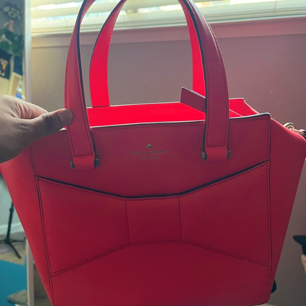 Hot pink Kate spade mid sized purse